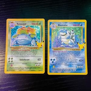 Venusaur & Blastoise Celebrations & Appletun V